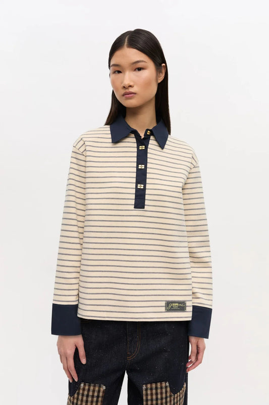 Single Piquet Jersey Polo in Phantom