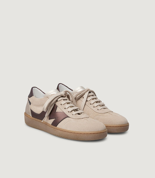 Taylor Sneaker in Taupe Suede