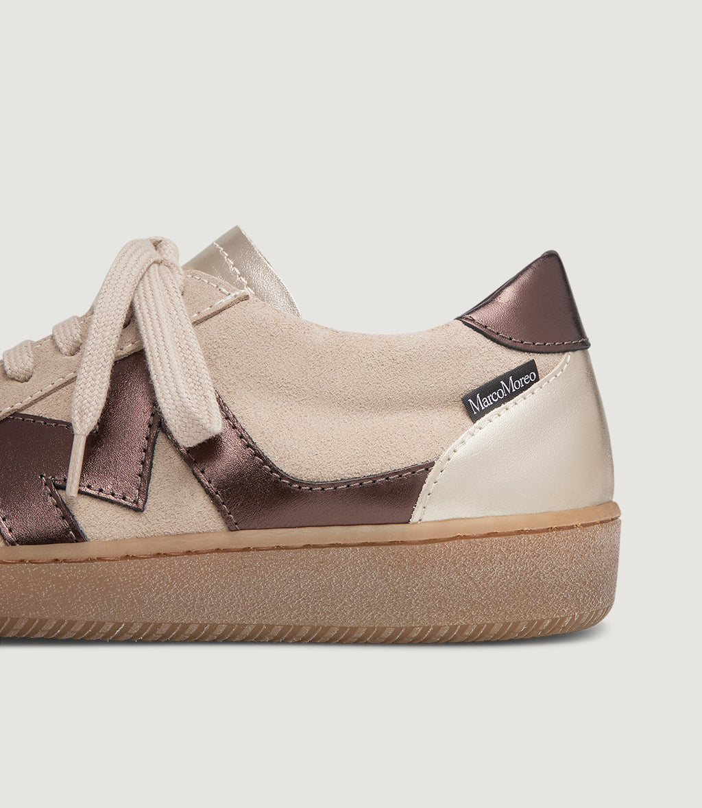 Taylor Sneaker in Taupe Suede