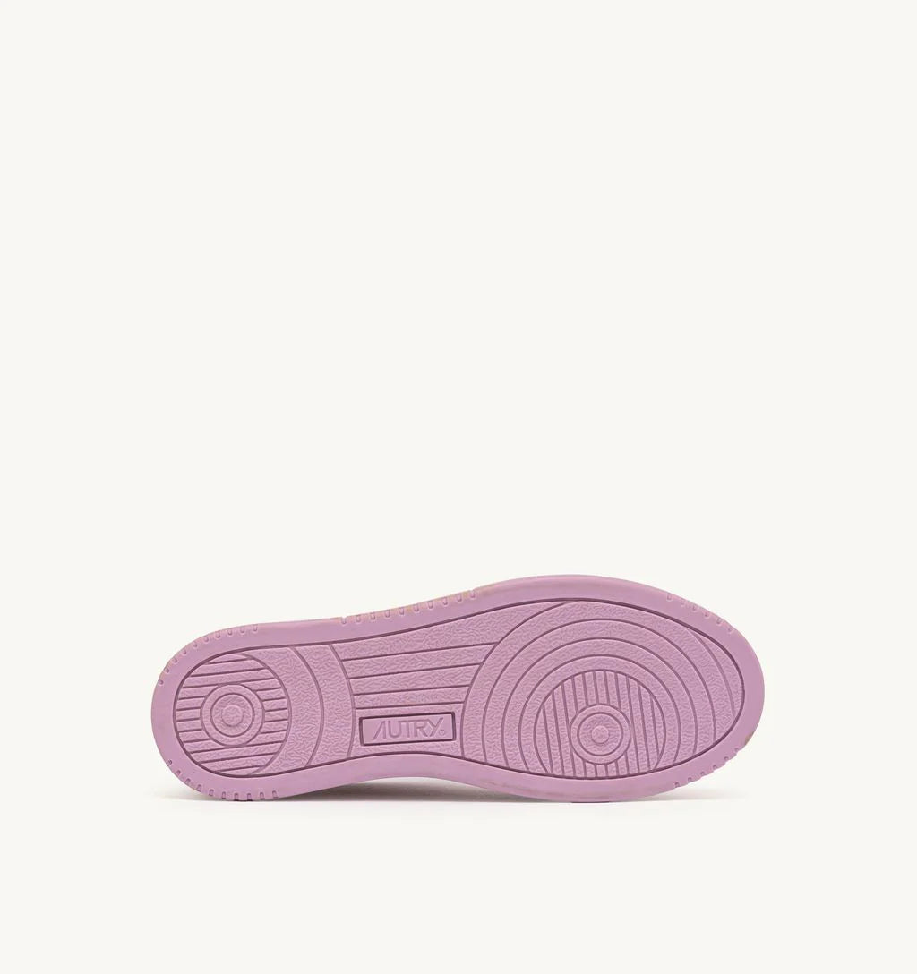 Crystal Medalist Low Sneaker in Lavender Pink