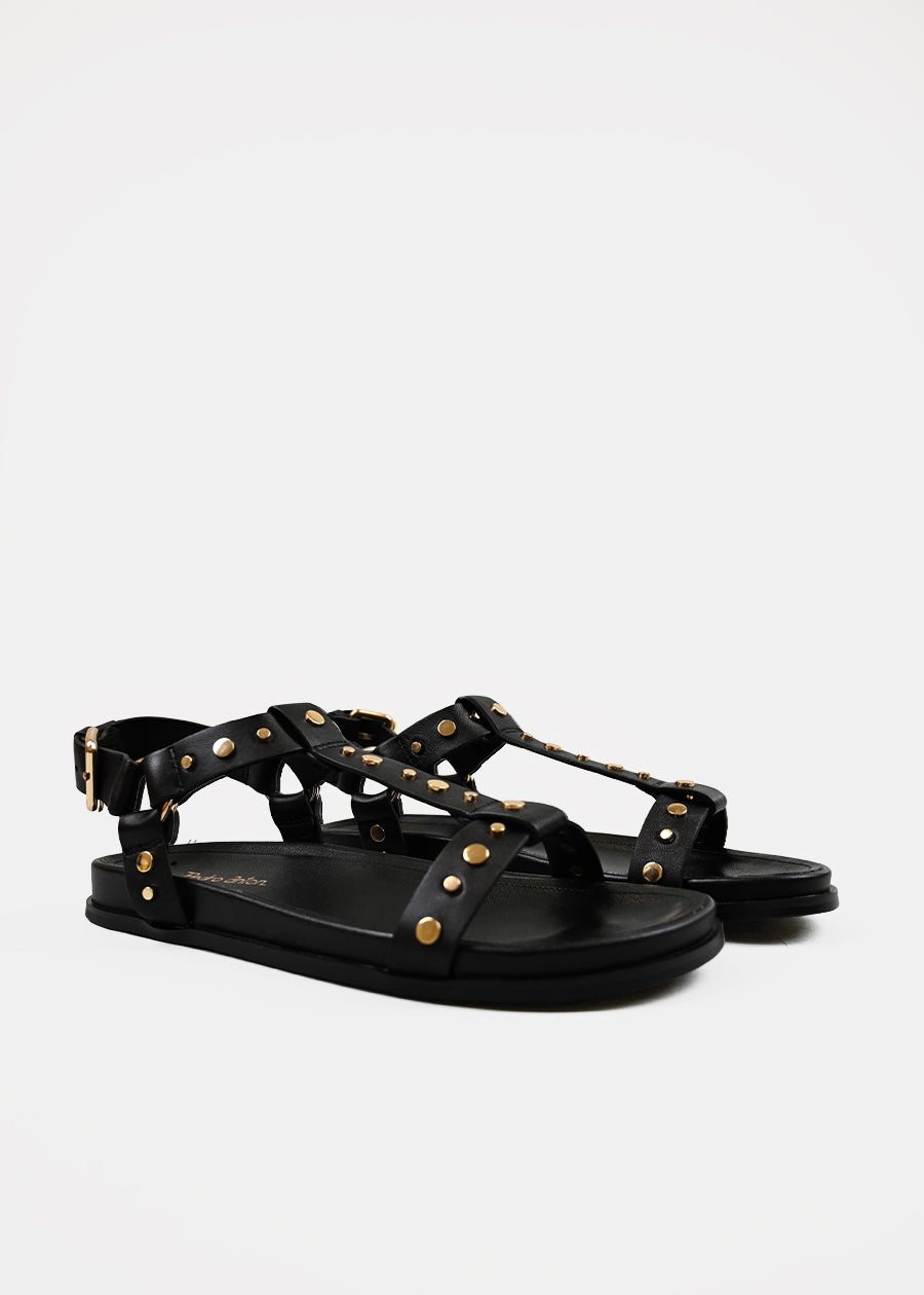 Gladiator Sandals in Black