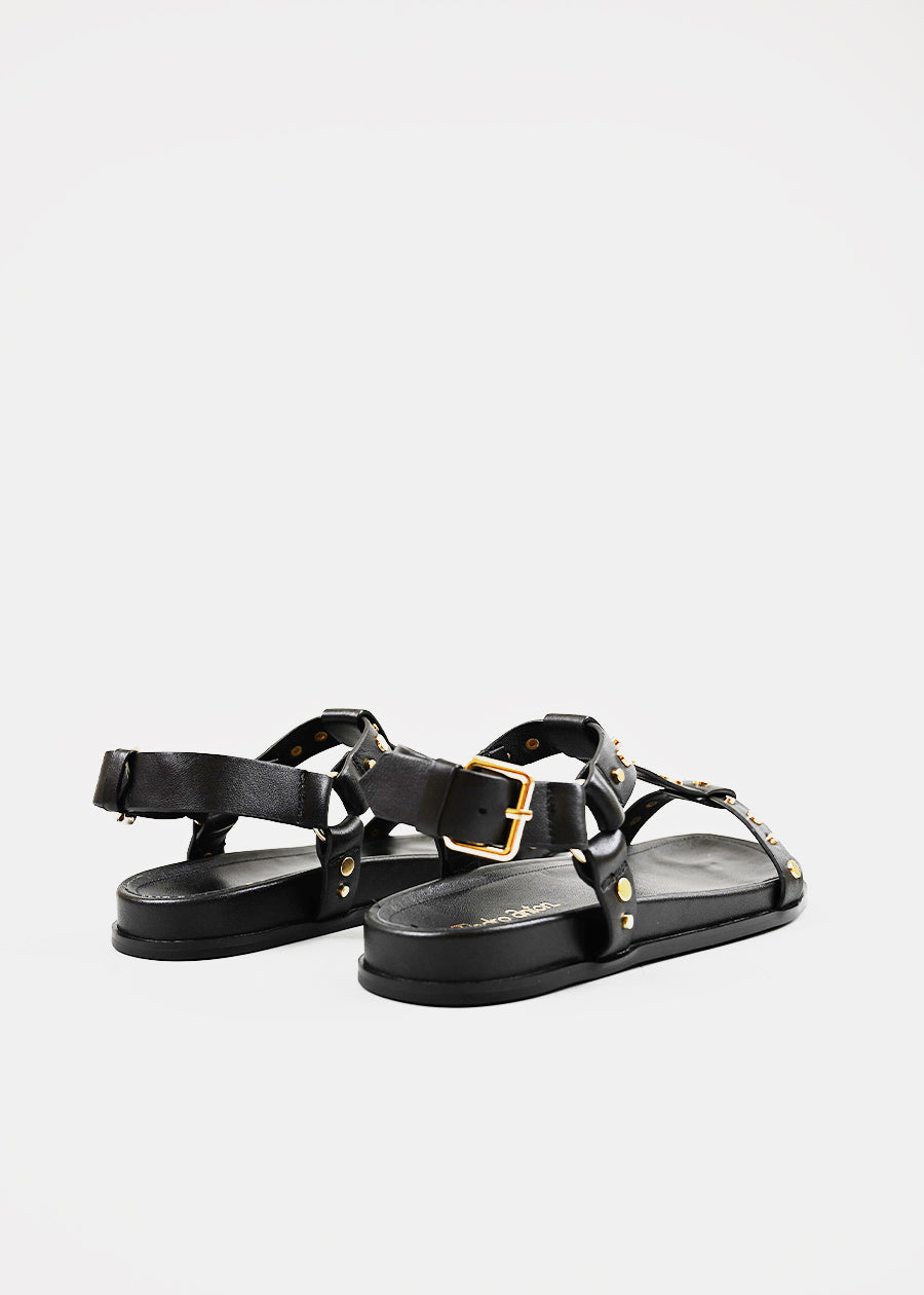 Gladiator Sandals in Black