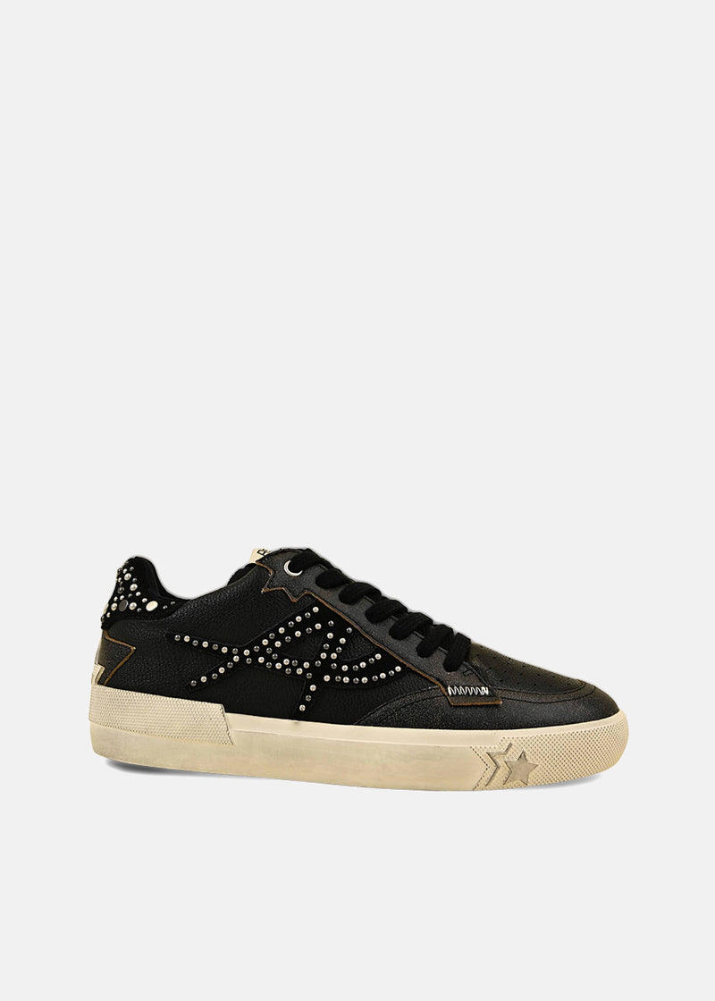 Moonlight Studs Sneakers in Black
