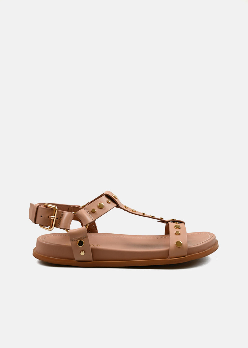 Gladiator Sandals in Nude