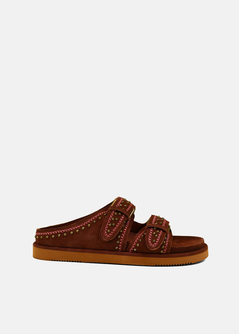 Urus Sandals in Burgundy