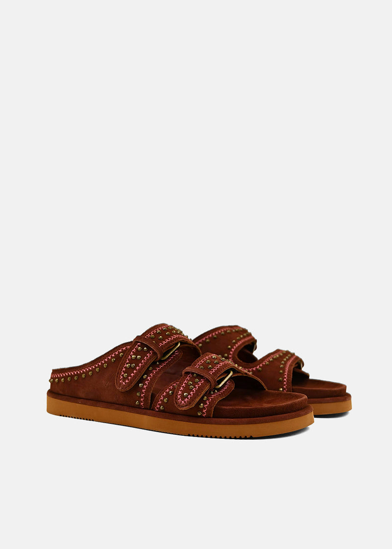 Urus Sandals in Burgundy