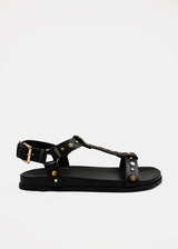 Gladiator Sandals in Black