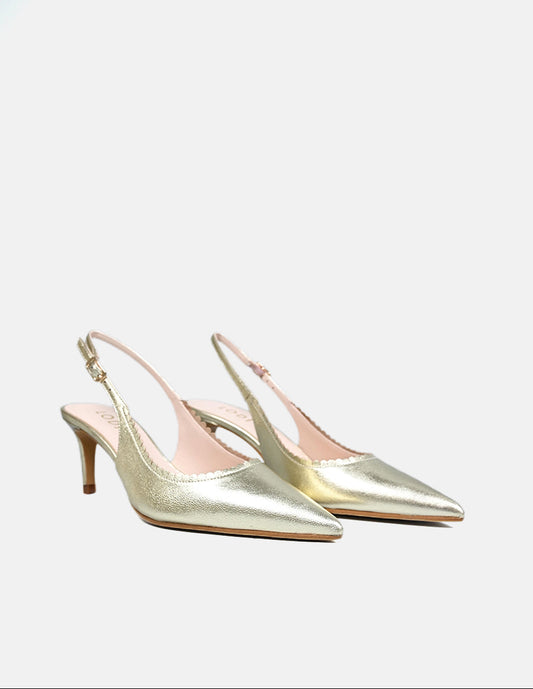 Noan Heels in Gold