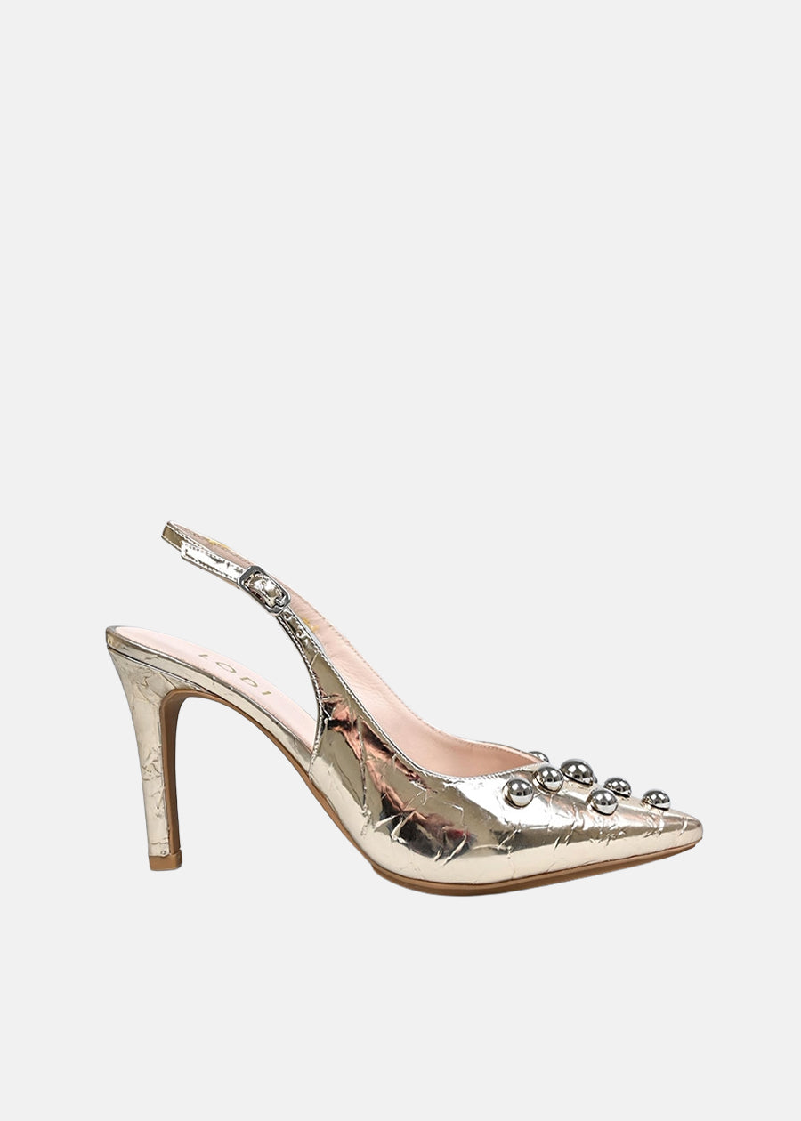 Rukito Heels in Gold