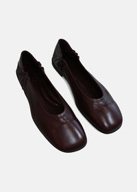 Ballet Flat in Burgundy