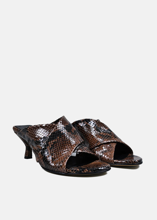 Kitten Heel in Coffee Python Print