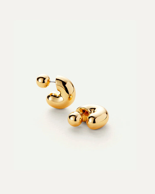 Tome Hoops Medium in Gold
