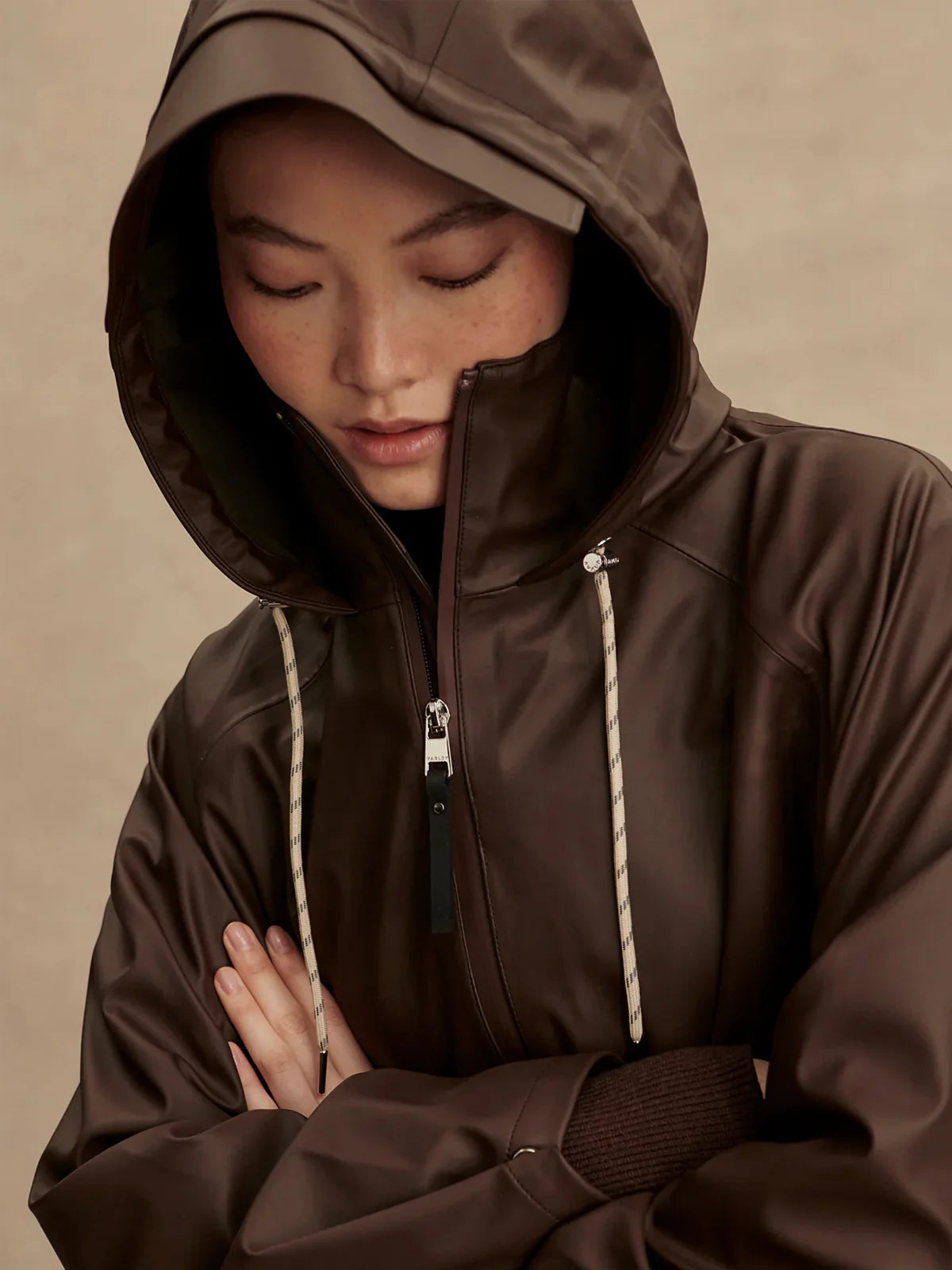Kirsten Raincoat in Dark Truffle