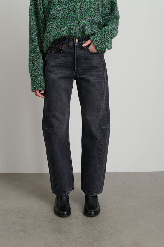 Slim Lasso Jean in Still Black