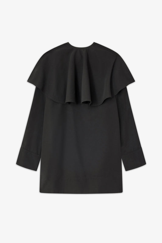 Circle Collar Dress in Black