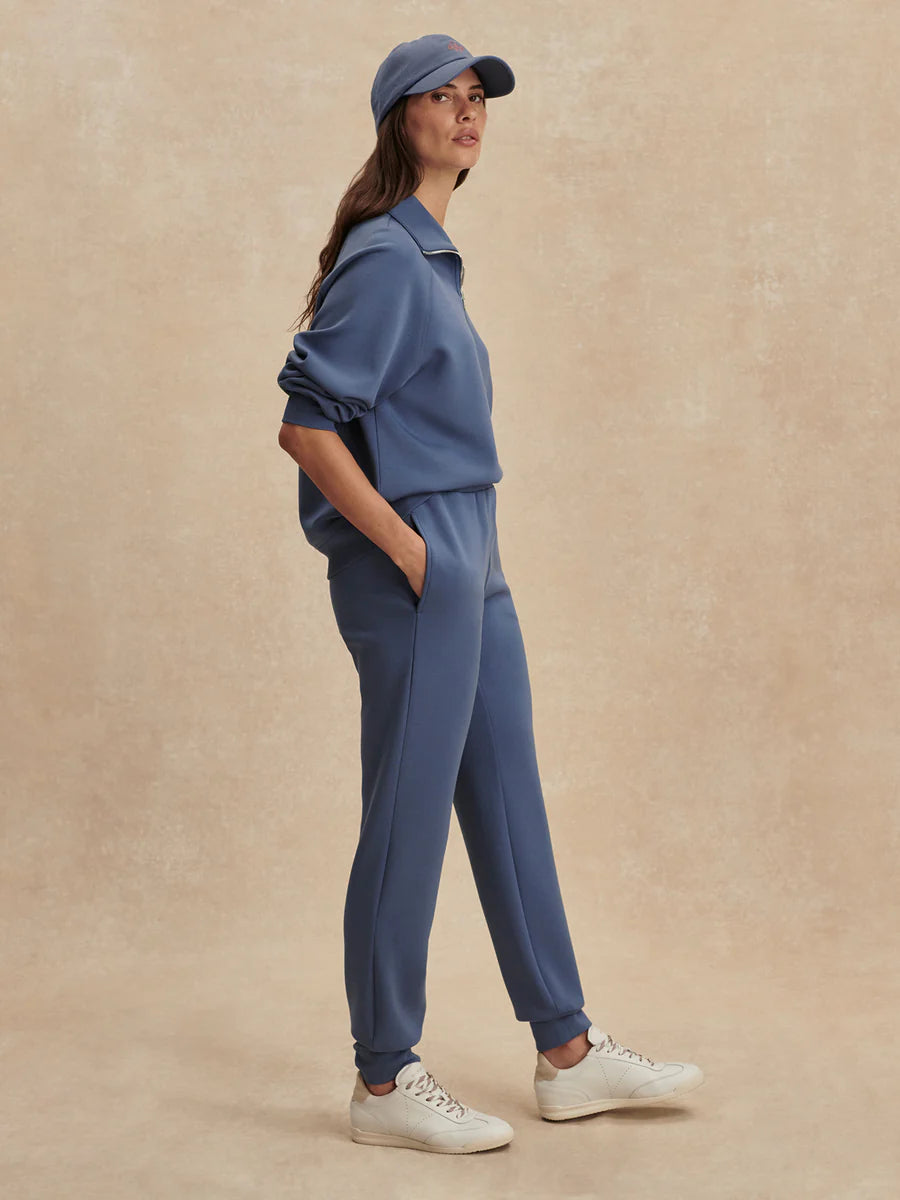 The Slim Cuff Pant 27.5" in Bijou Blue