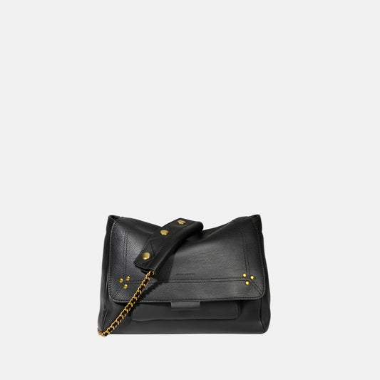 Lulu M in Noir Brass Calfskin
