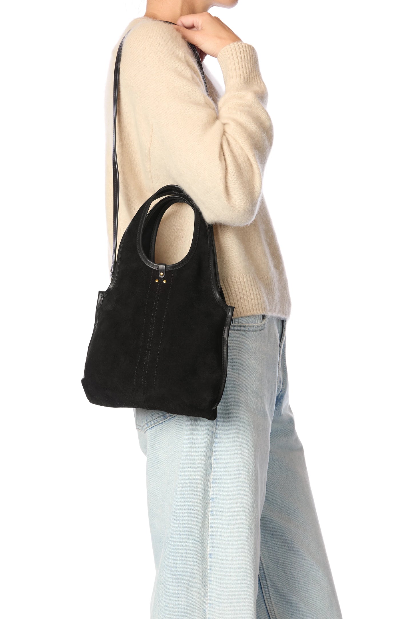 PACO BAG - BLACK SUEDE - JEROME DREYFUSS