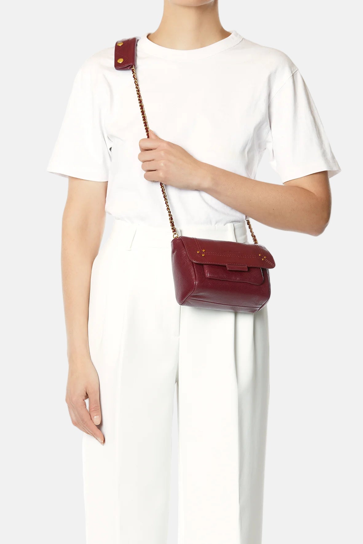 Lulu S Bag in Goatskin Bordeaux