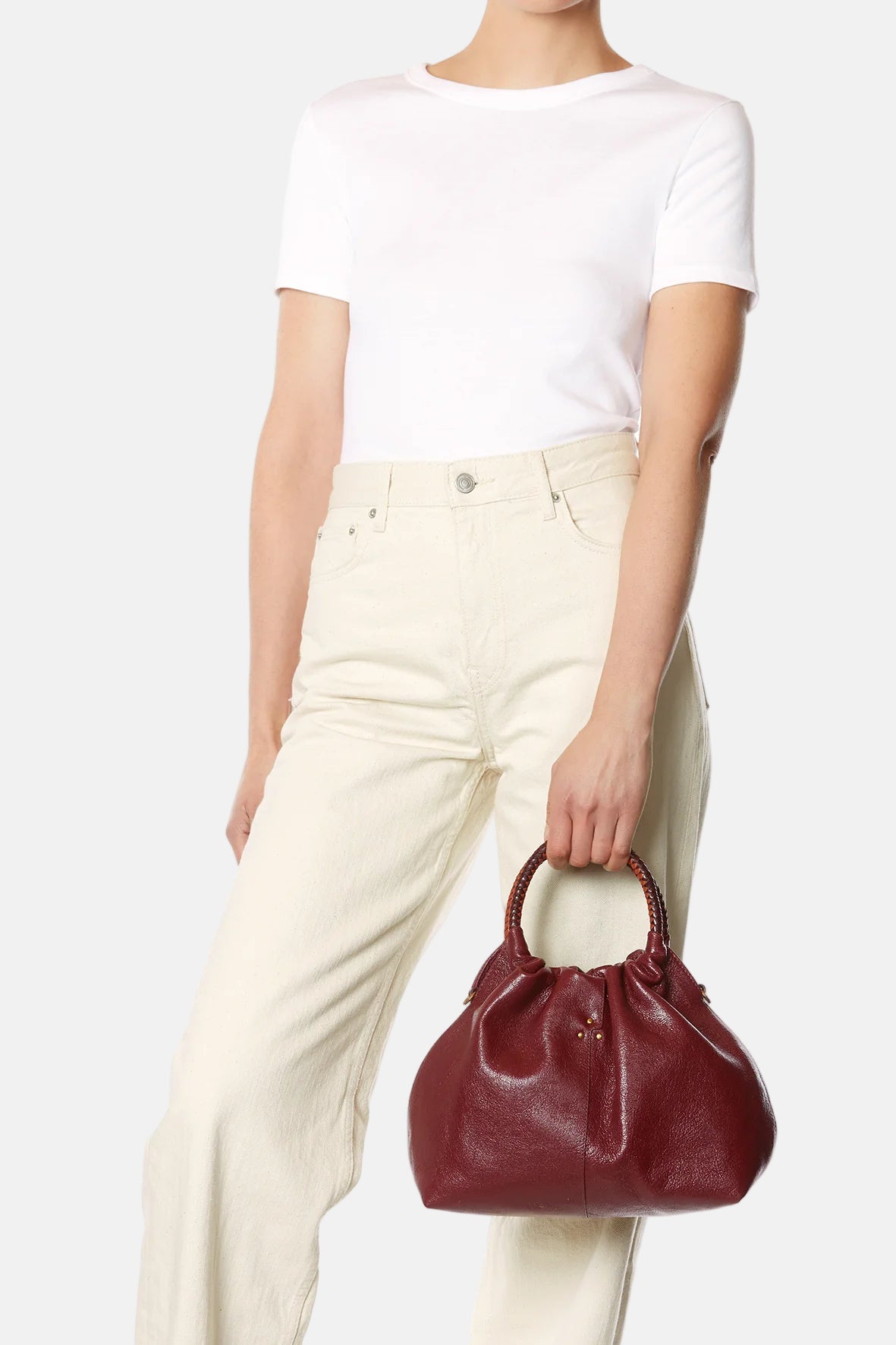 Gordi M in Goatskin Bordeaux