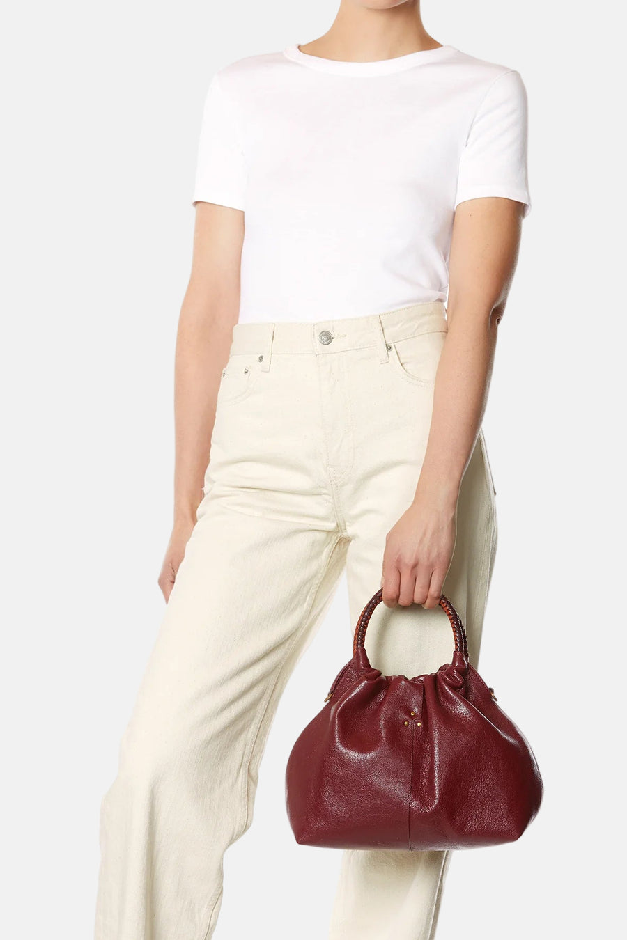 Gordi M in Goatskin Bordeaux