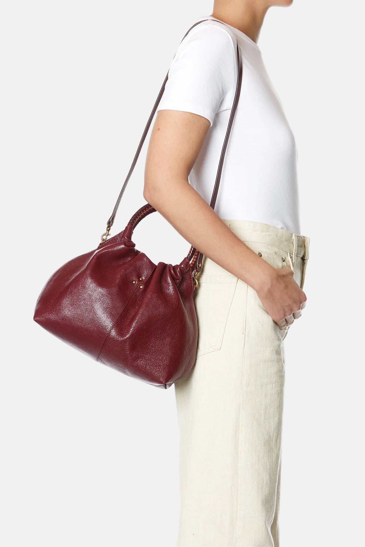 Gordi M in Goatskin Bordeaux