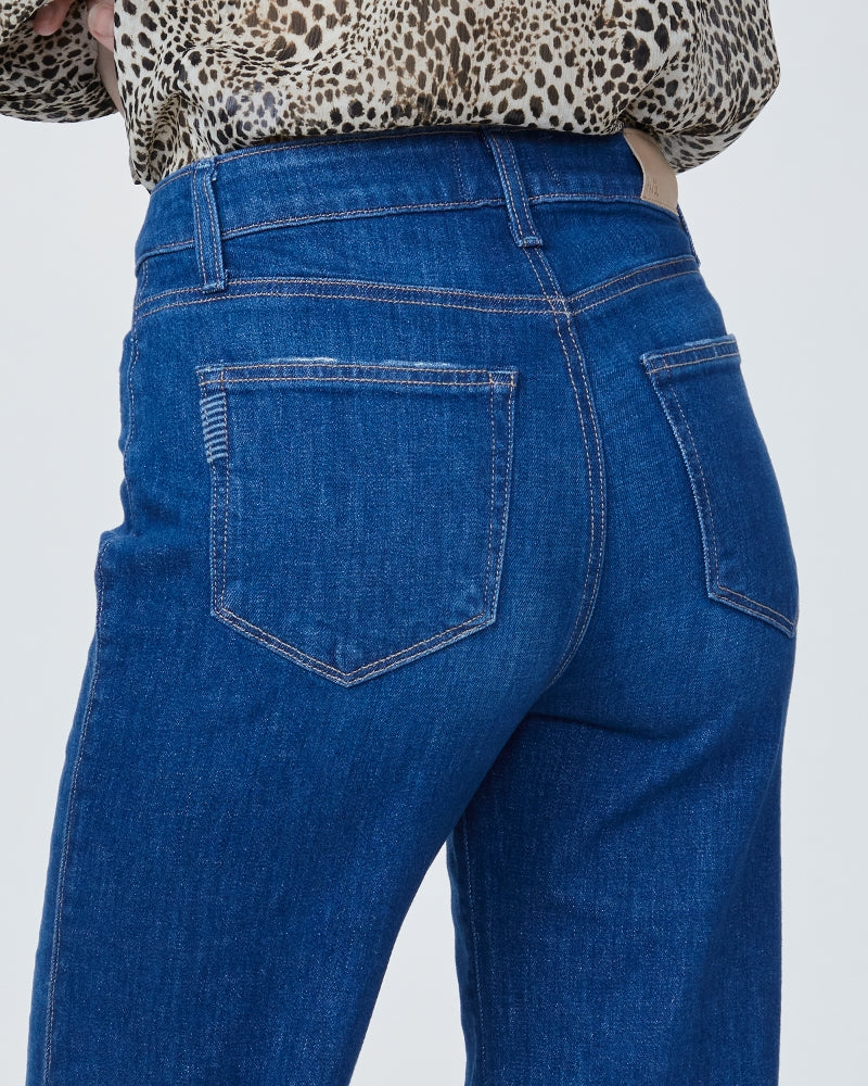 LEENAH 32 INCH EXPOSED BUTTON FLY JEAN IN SORAYA - PAIGE