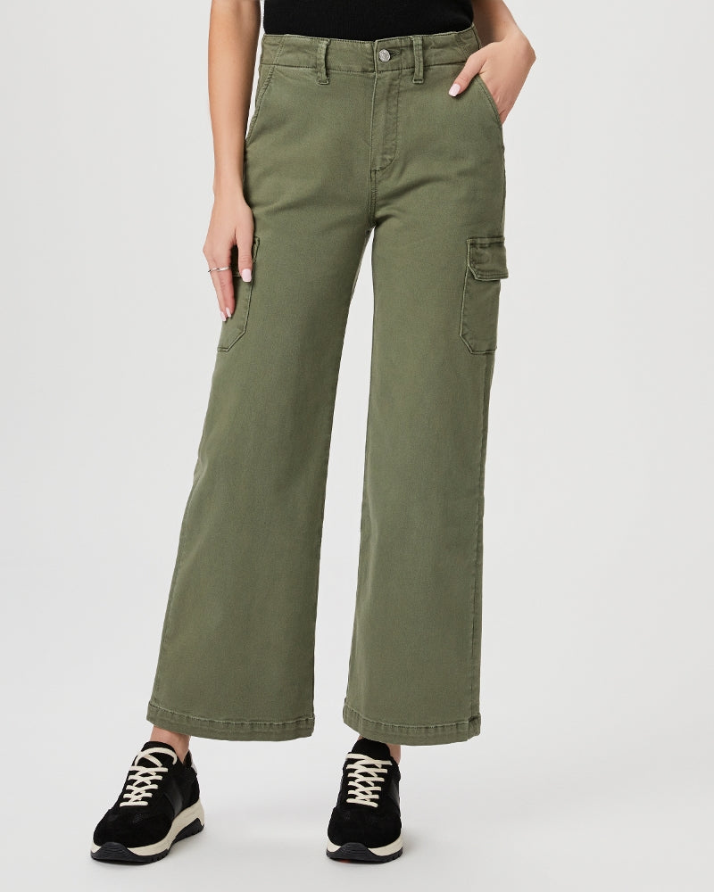 CARLY CARGO WITH POCKETS-VINTAGE IVY GREEN