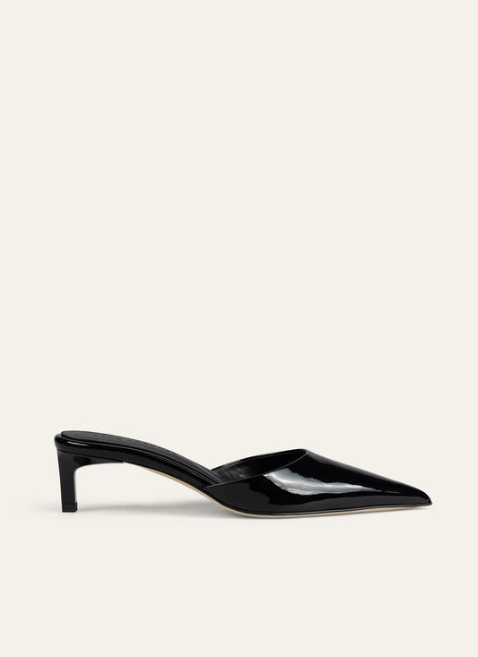 Lille Mule in Patent Black