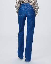 LEENAH 32 INCH EXPOSED BUTTON FLY JEAN IN SORAYA - PAIGE