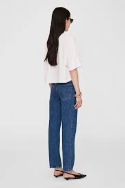 MYERS CROPPED TEE - IVORY- ANINE BING