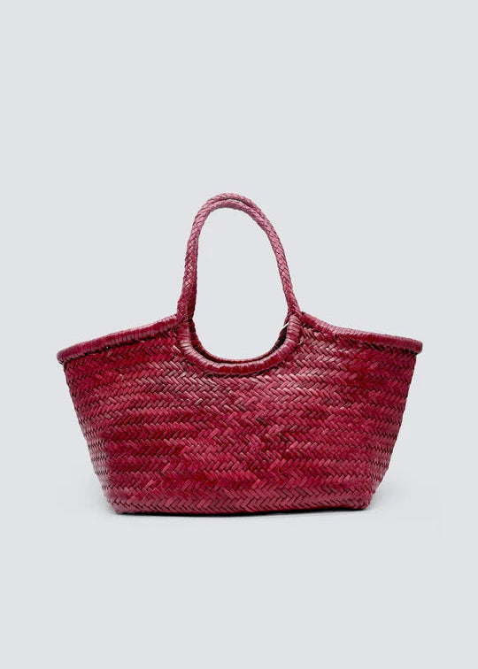 Nantuket Basket Big Bag in Bordo