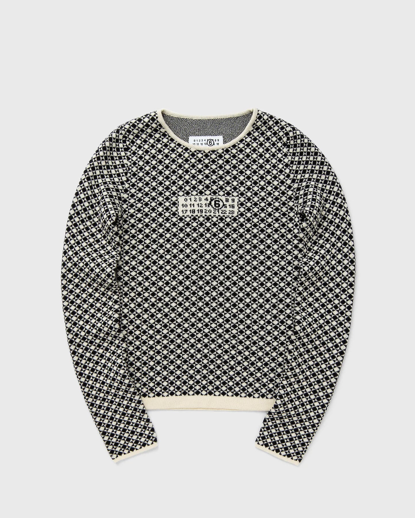Numeric Logo Cotton Knit Jumper