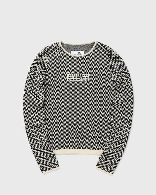 Numeric Logo Cotton Knit Jumper