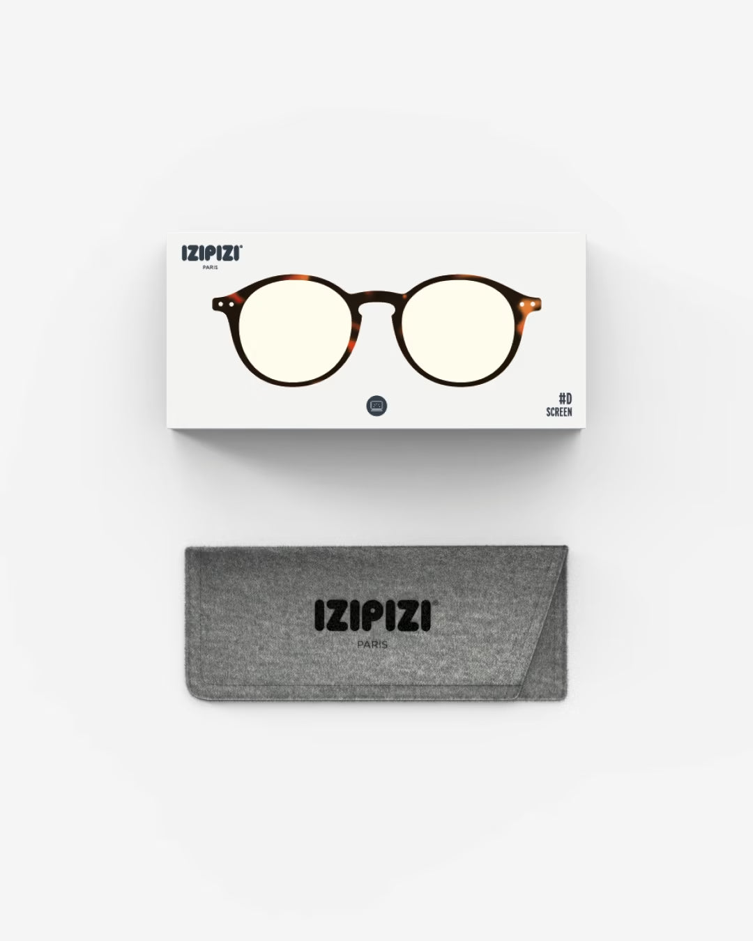 #D Screen Glasses in Tortoise