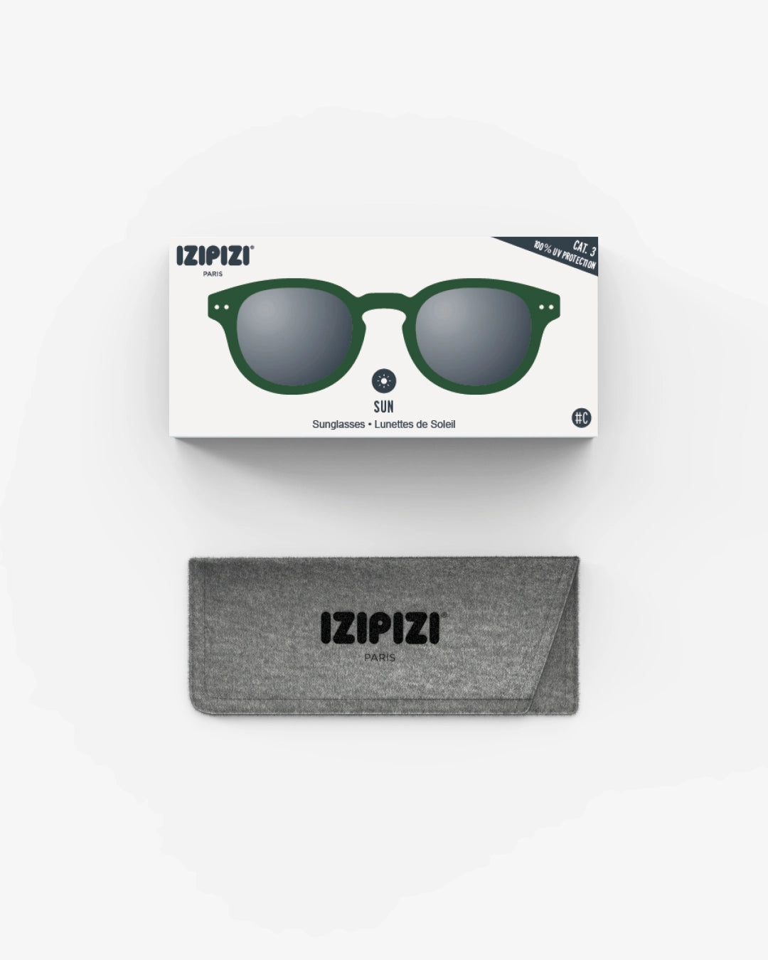 #C SUNGLASSES IN GREEN - IZIPIZI