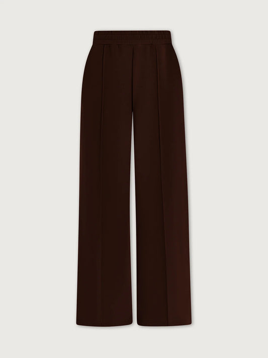 The Wide Leg Pant 30" in Coffee Bean