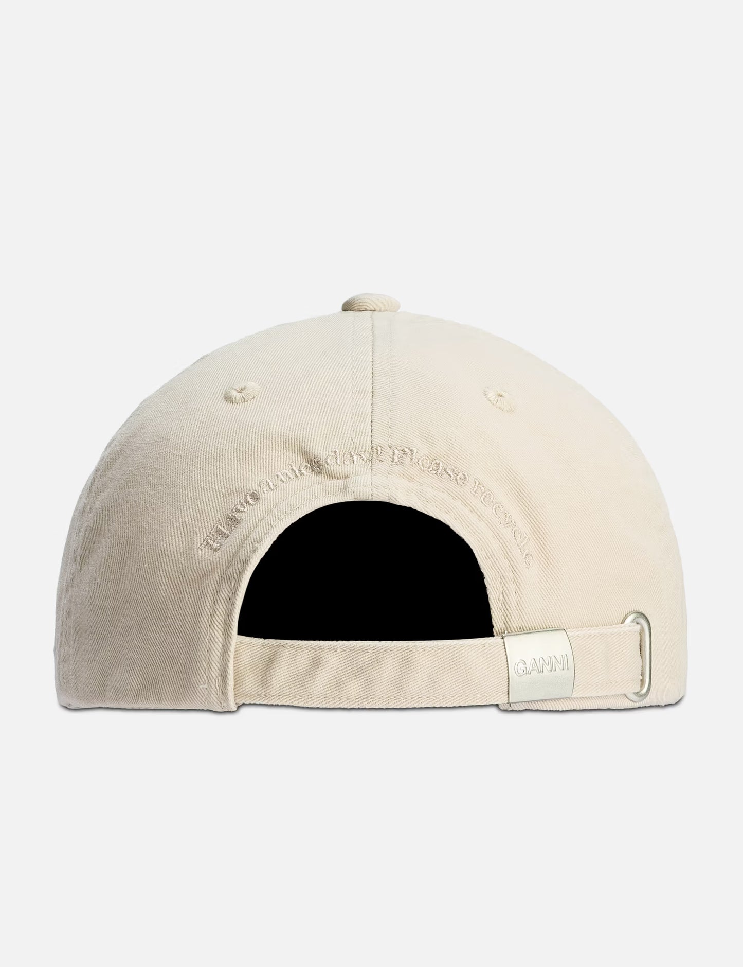 Cat Canvas Cap in Egret