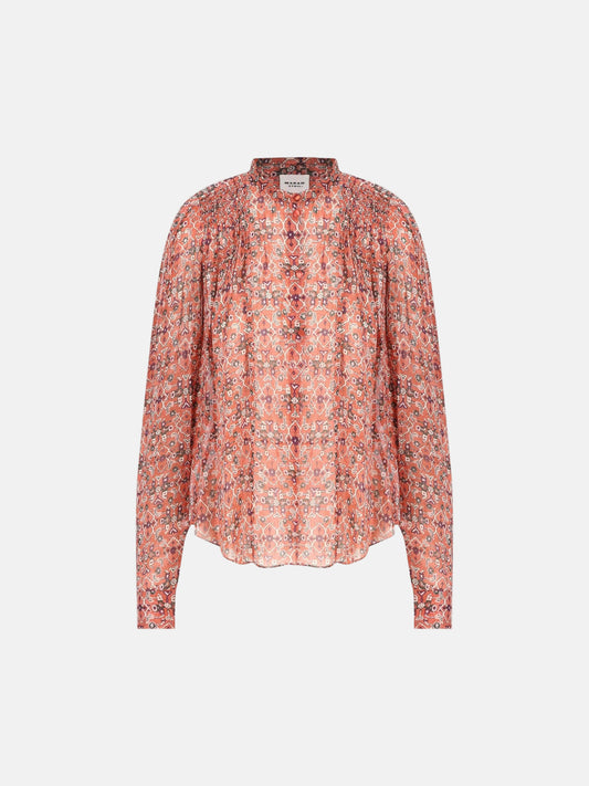 Noeline Blouse  in Rust