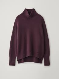 Heidi Turtleneck Sweater in Mahogany