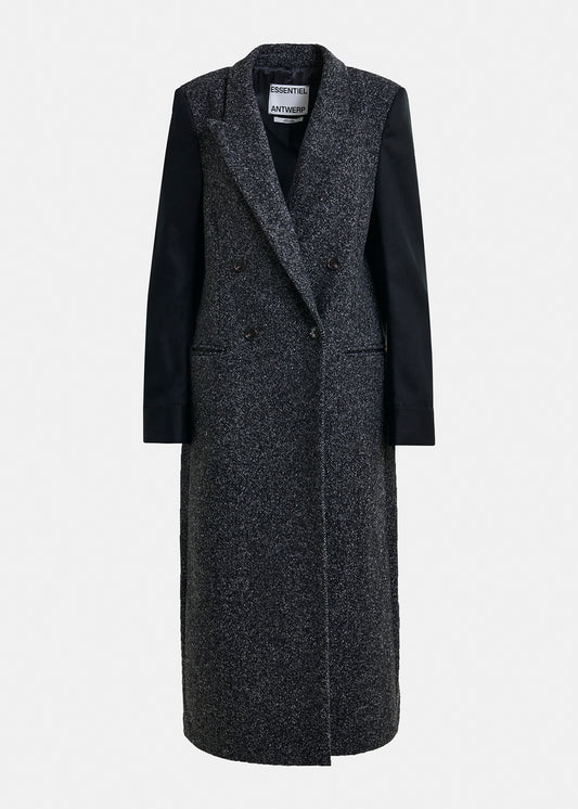 Ivona contrast sleeve coat