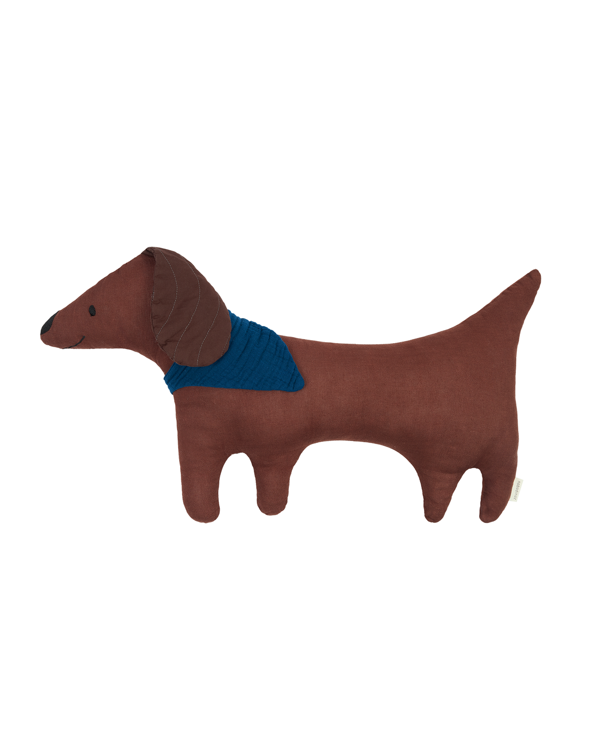 TOBY DOG CUSHION FRENCH LINEN - NOBODINOZ