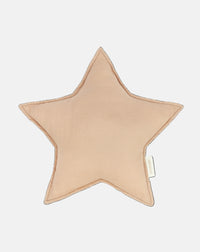 Star Cushion French Linen in Sand