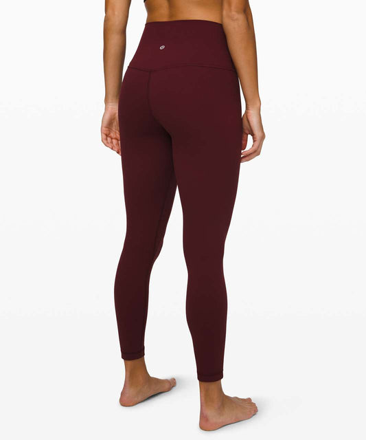 Align 25" High Rise Pant in Garnet