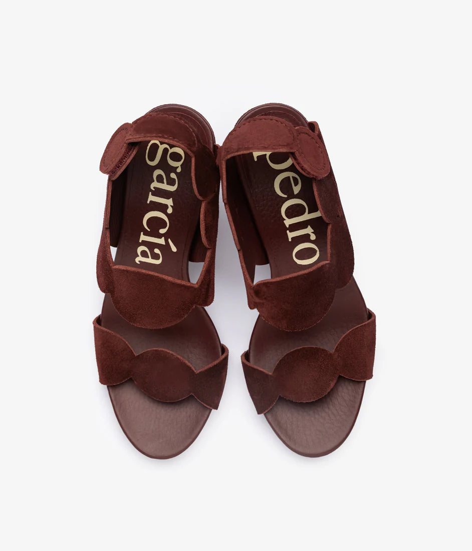 Winslet Midi Sandal in Brown