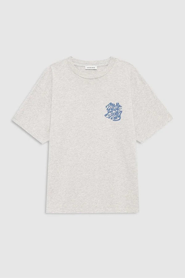 Cade Tee Wave in Heather Grey
