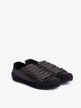 Parson Trainer in Silk Satin Black