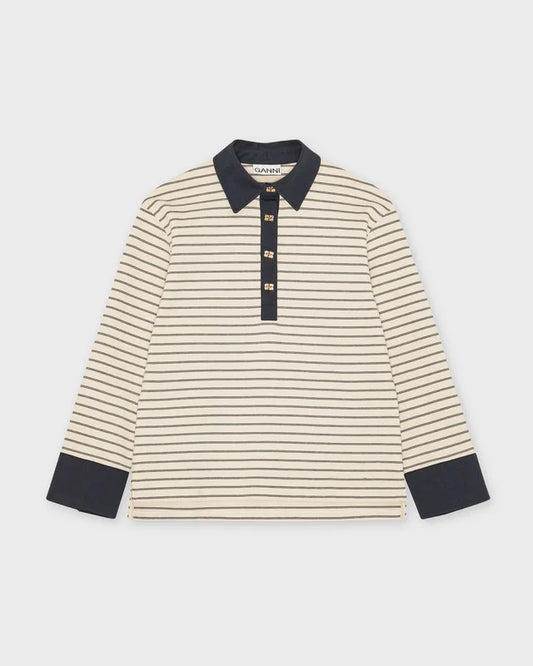 Single Piquet Jersey Polo in Phantom