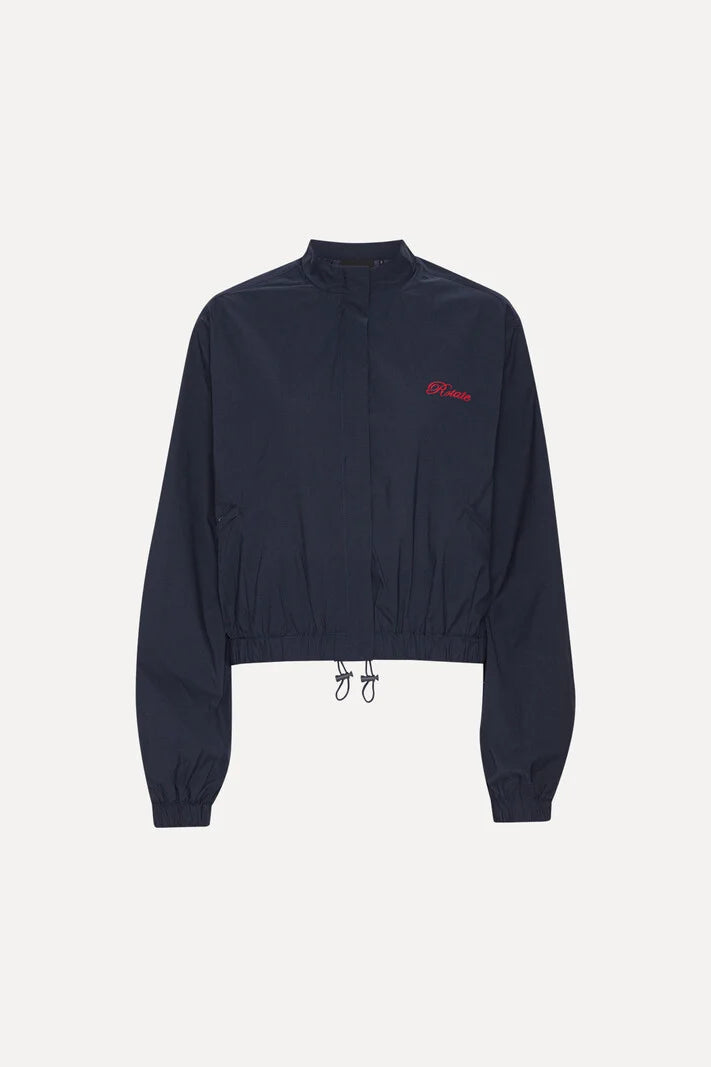 CRISPY WOVEN JACKET NAVY - ROTATE SUNDAY