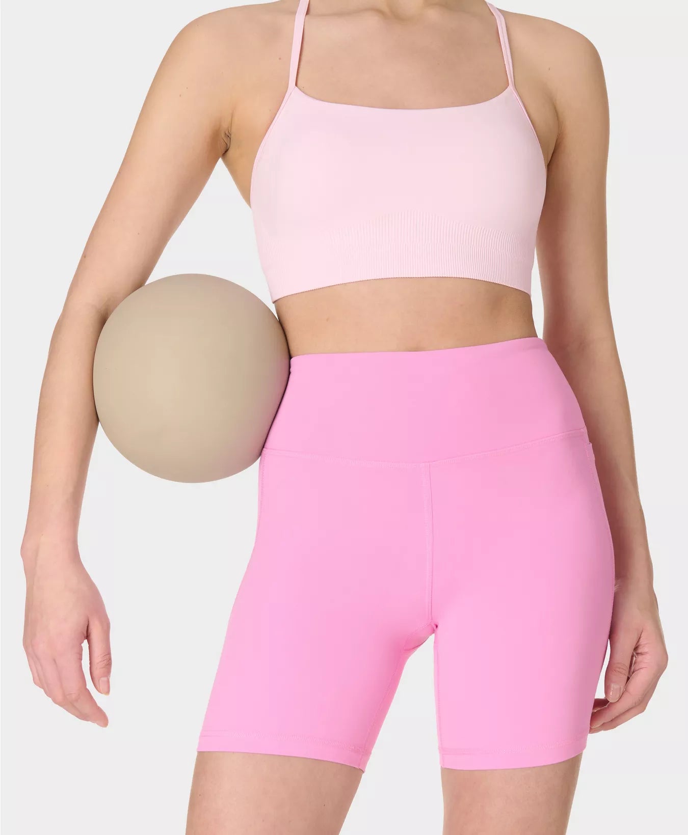 Ultimate Studio 6" Yoga Shorts in Guava Pink